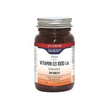 Quest - VITAMIN D 1000iu (180+60 tablet)