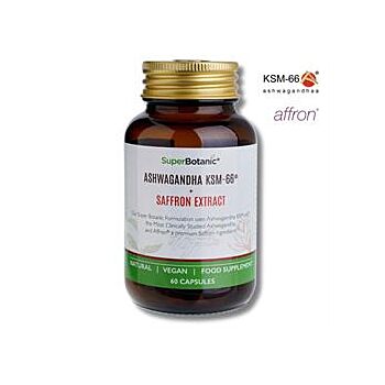 Super Botanic - Ashwagandha & Safrron Extract (60 capsule)