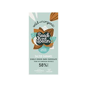 Seed & Bean - Dark 58% Salted Caramel Org (75g)