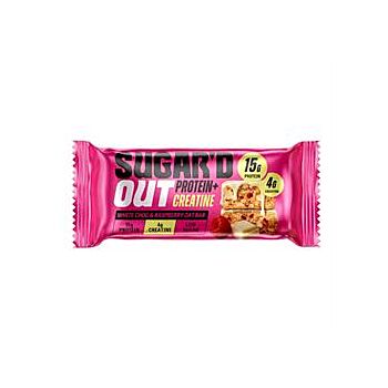 Sugard Out - White Choc & Raspberry Bar (68g)