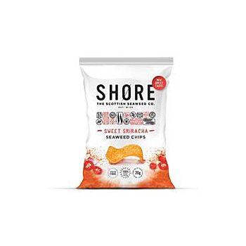 Shore Scottish Seaweed - Seaweed Chips - Sweet Sriracha (80g)