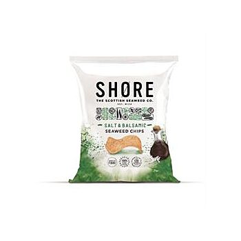 Shore Scottish Seaweed - Salt & Balsamic Seaweed Chips (25g)