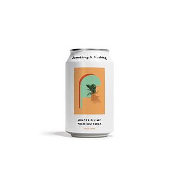 Something & Nothing - Ginger & Lime Premium Soda (330ml)