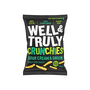 Well and Truly - Sourcream & Onion Crunchies (100g)