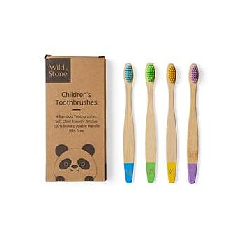 Wild and Stone - Child's Toothbrush - 4 Multi (4unit)