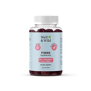 Well and Wild - Fibre Gummies Mixed Berry (60gummies)