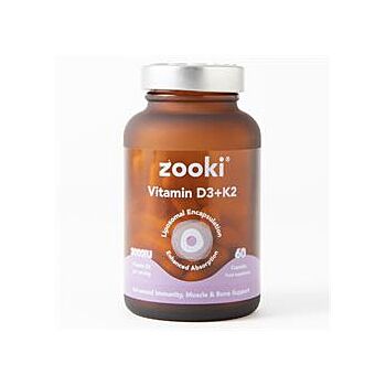 Zooki - Vitamin D3+K2 Capsules (60 capsule)