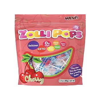 Zolli Pops - Cherry Sugar Free Lollipops (80g)