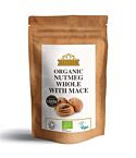 Organic Nutmeg Whole with Mace (50g)