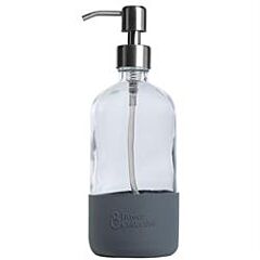 Hand Wash Glass Pump Dispenser (500ml)