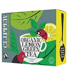 FT Organic Green & Lemon Tea (80bag)