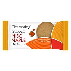 Organic Oat Biscuits Miso Mapl (40g)