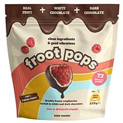 Raspberries in White Dark Choc (220g)