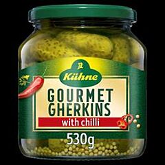 Gourmet Gherkins With Chilli (530g)
