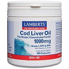 Cod Liver Oil 1000mg (180 capsule)