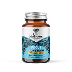 Lions Mane + Vit D3 & Zinc (60 capsule)