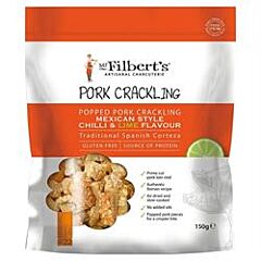 Popped Pork Crackling Chilli & (150bag)