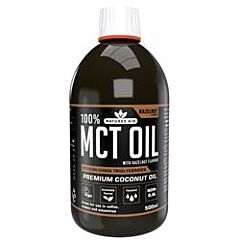 MCT Oil with Hazelnut Flavour (500ml)