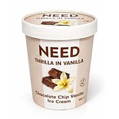 Choc Chip Vanilla Ice Cream (400ml)