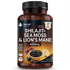 FREE Shilajit Sea Moss & Lions (120 capsule)