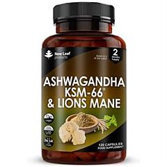 Ashwagandha & Lions Mane (120 capsule)