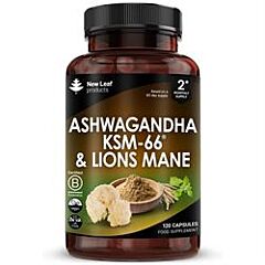Free Ashwagandha & Lions Mane (120 capsule)