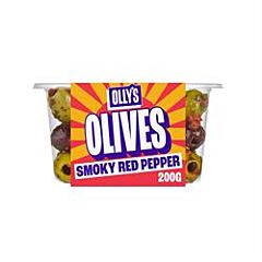 Smoky Pepper Olives (200g)