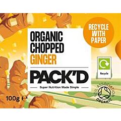 Organic Chopped Ginger (100g)