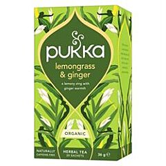 Organic Lemongrass Ginger Tea (20bag)