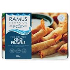 Filo Wrapped King Prawns (120g)