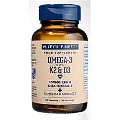 Vitamin K2 + D3 + Omega-3 (60gelcaps)