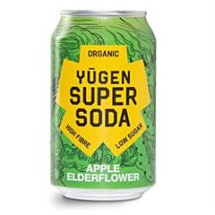 Apple Elderflower Super Soda (330ml)