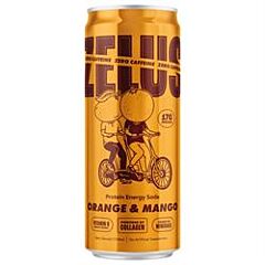 Orange & Mango Energy Soda (330ml)